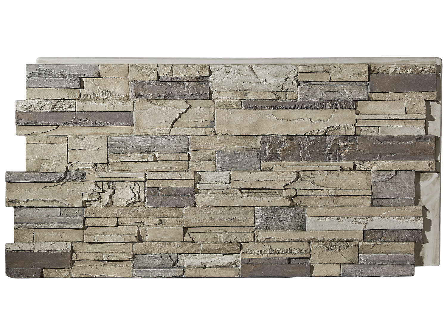 What are the dimensions of a Kentucky Dry Stack Faux Stone Wall Panel? 