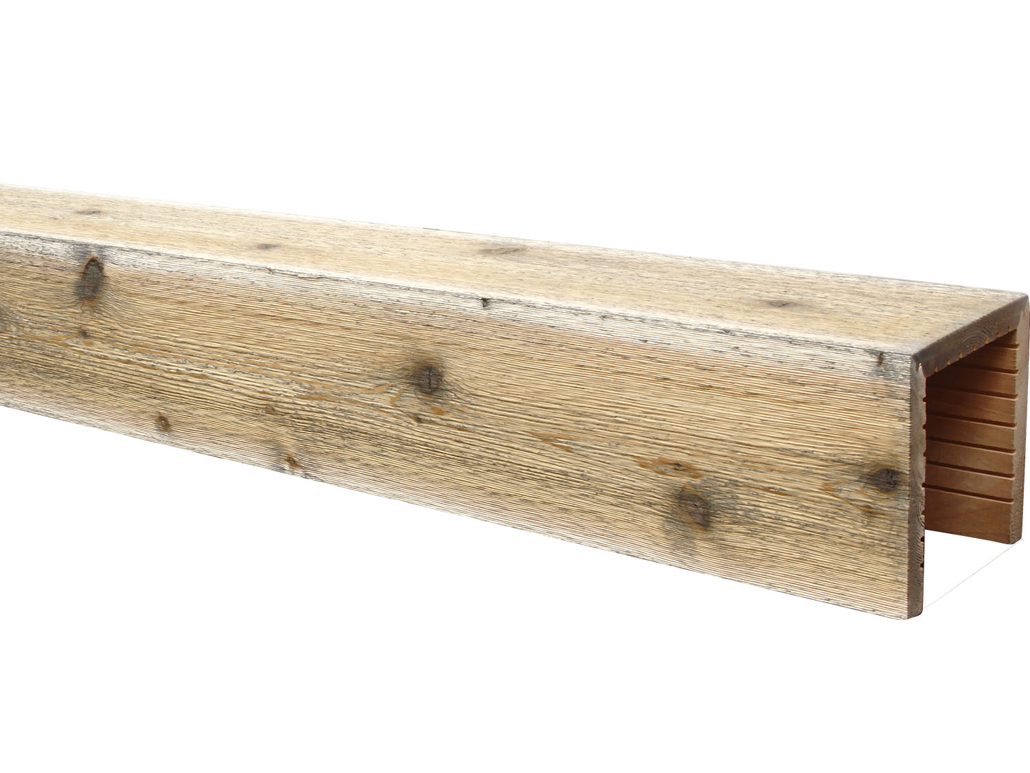 Are there seams on a 19 foot real wood beam?