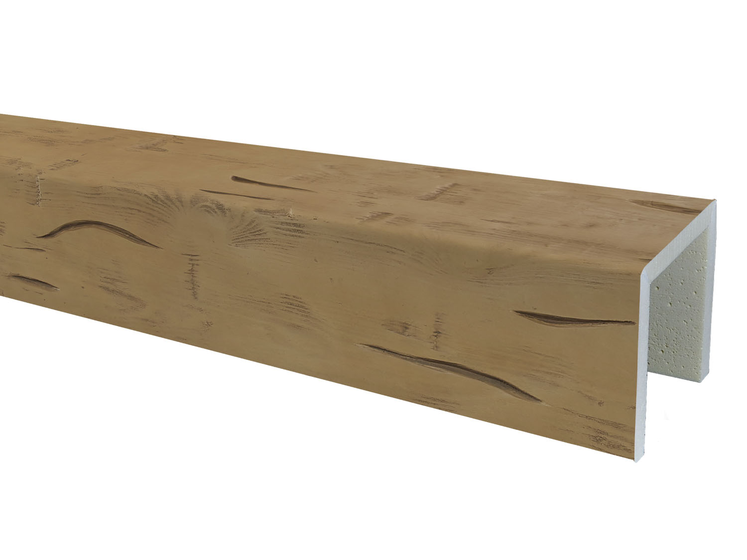 How thick is the foam? You only have outside measurements on here. I have an 11 1/4" tall beam x 3 1/2" wide