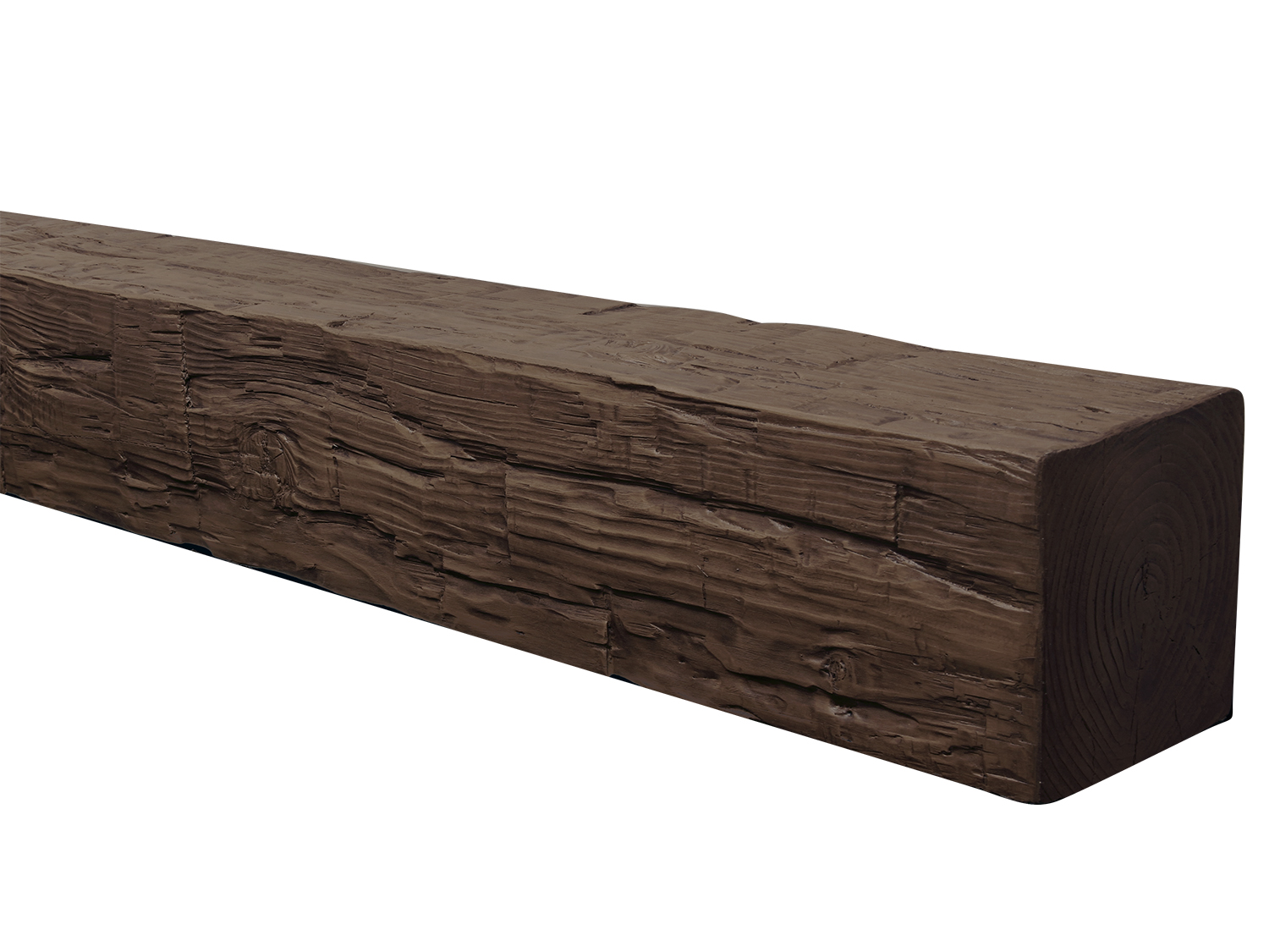I'm interested in the wood beams, however, how would faux beams go across a steel beam supported by a laly column?
