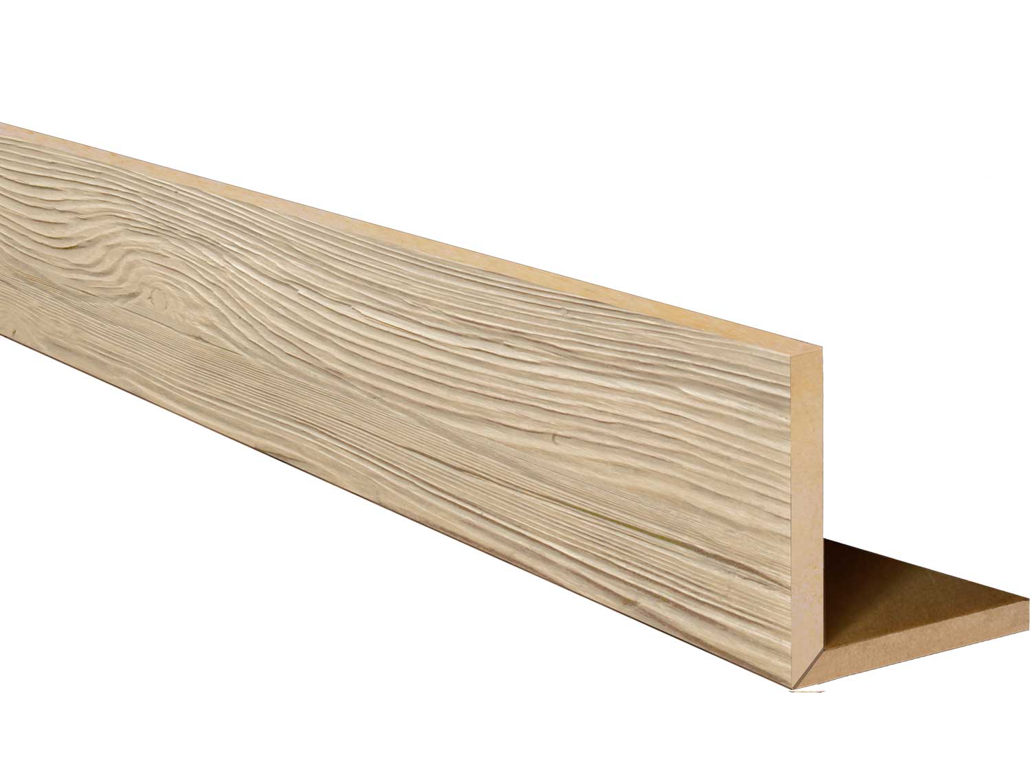 Recommendation on the best way to add a faux wood beam to a LVL beam with dimensions of 3ftx2ftx15ft