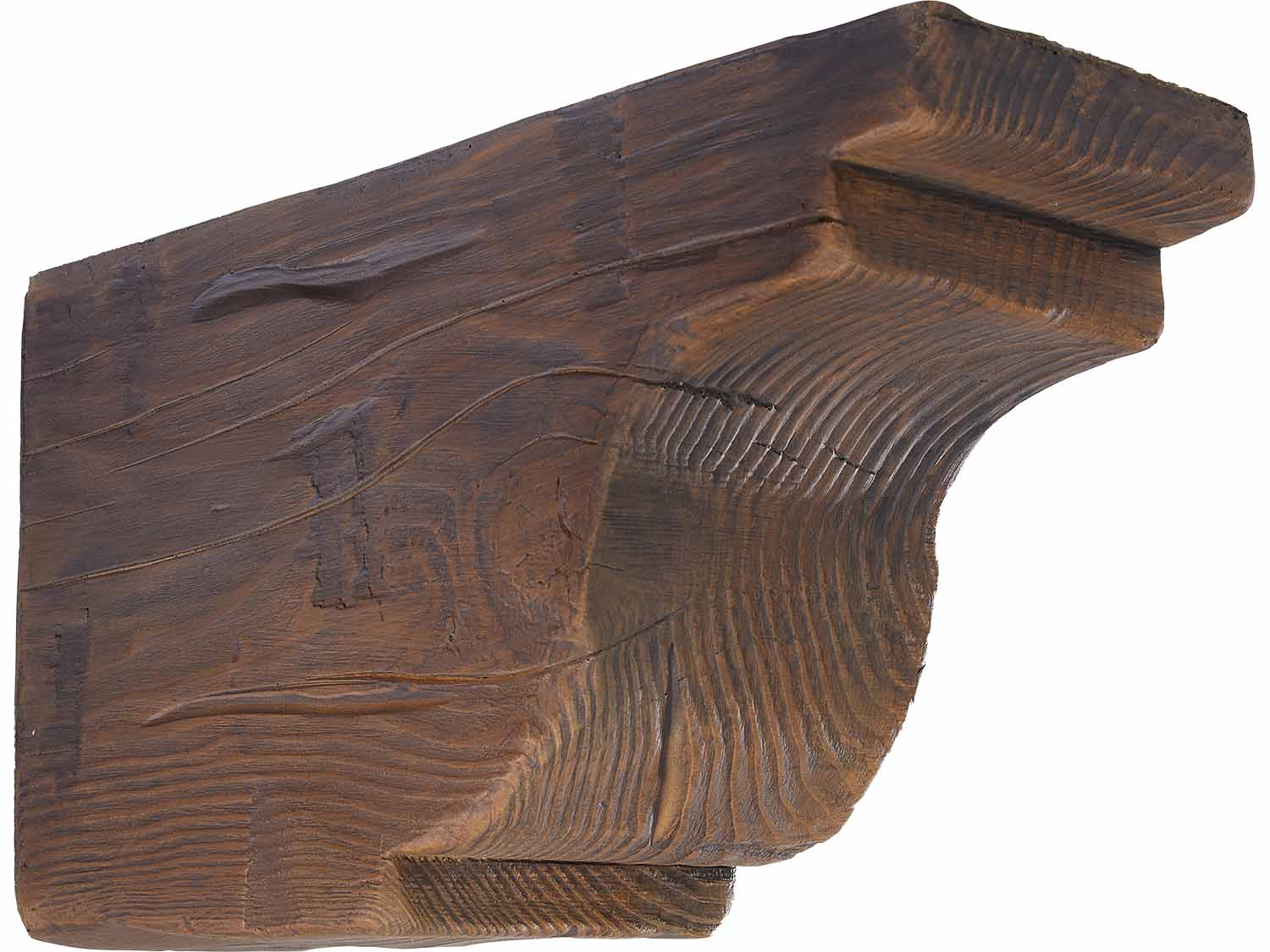 Hand Hewn Faux Wood Corbel - 7.5"x11.5"x20" - Crown Questions & Answers